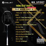 Vợt Cầu Lông Felet Woven Eighty 8 Chính Hãng - không hộp - Ảnh 2