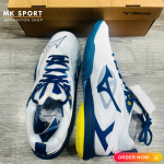 Giày cầu lông Mizuno Wave Claw Neo 3 (71GA247316) Trắng vàng - Ảnh 3