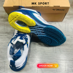 Giày cầu lông Mizuno Wave Claw Neo 3 (71GA247316) Trắng vàng - Ảnh 5