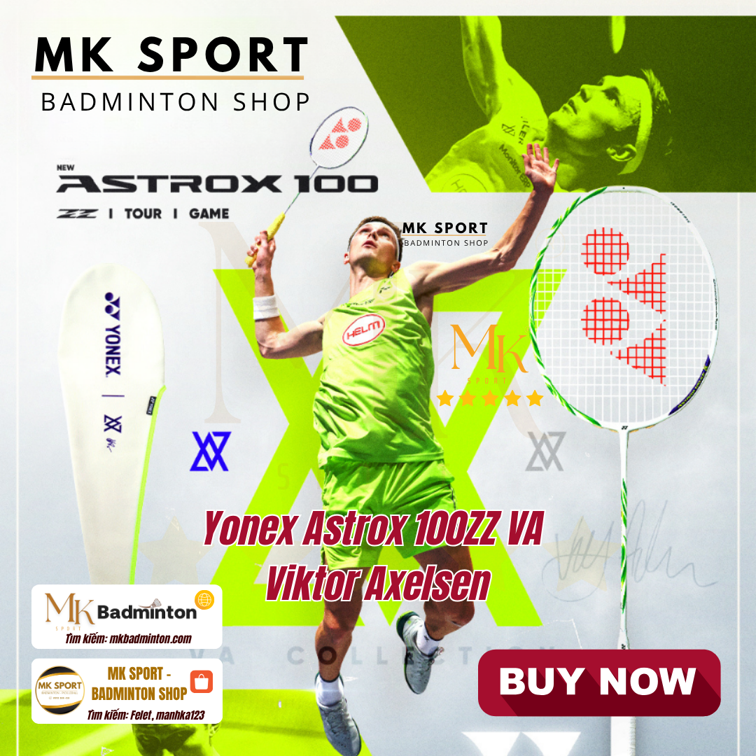 34 Vợt cầu lông Yonex Astrox 100ZZ VA Viktor Axelsen - Ảnh 1