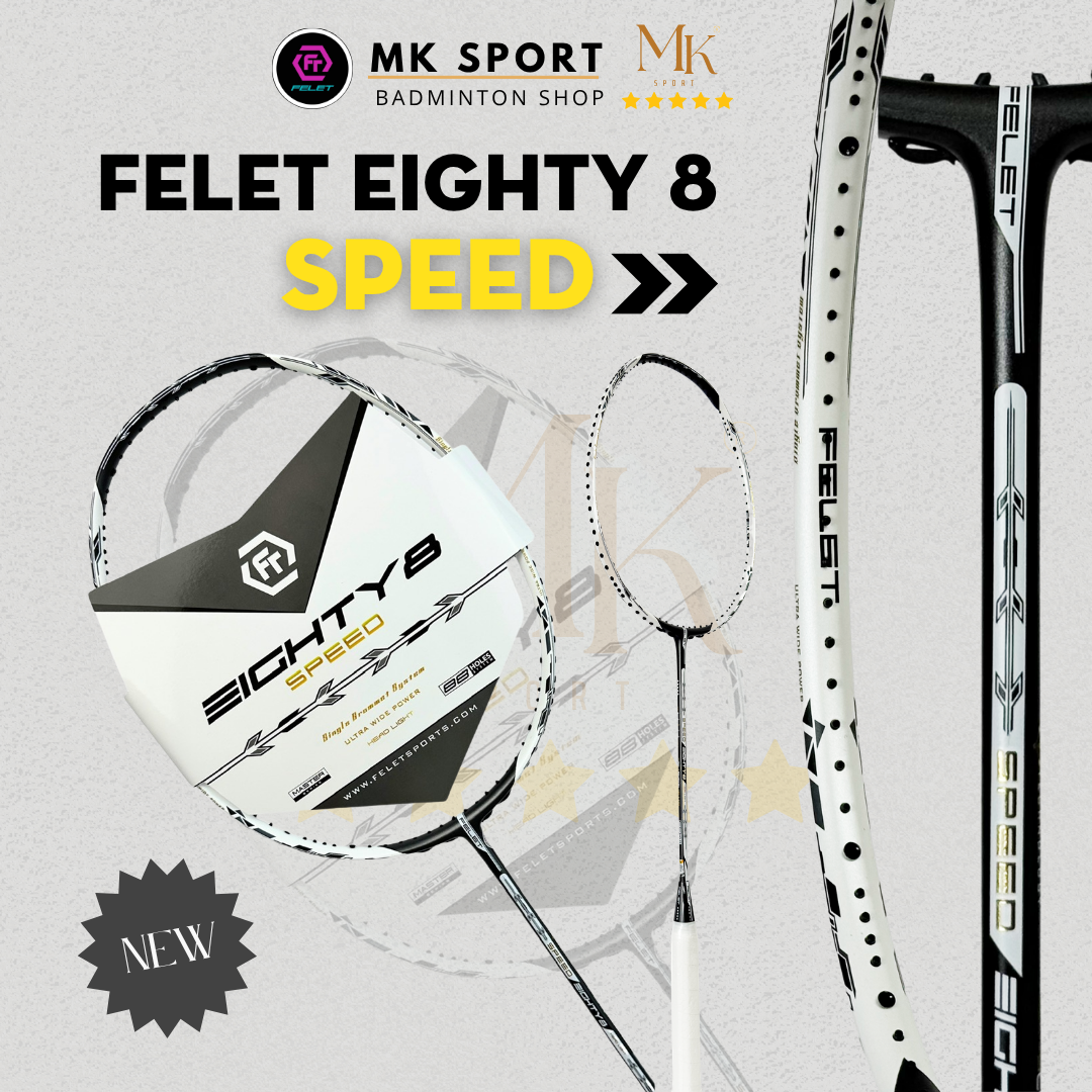 46 Vợt Felet Eighty 8 Speed - Tặng quấn, túi nhung - Ảnh 1